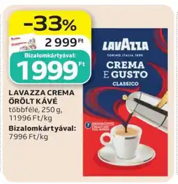 Auchan Lavazza Crema őrölt kávé ajánlat
