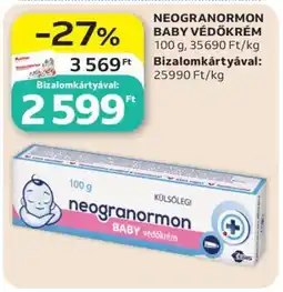 Auchan Neogranormon baby védőkrém ajánlat