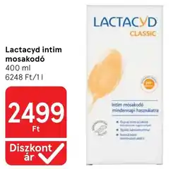 Tesco Lactacyd intim mosakodó ajánlat