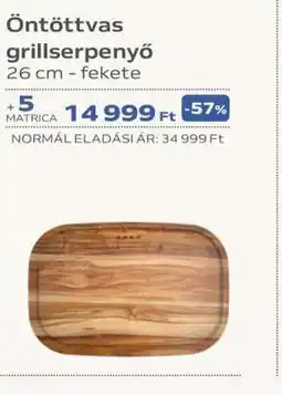 Auchan Öntöttvas grillserpenyő ajánlat