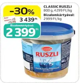 Auchan CLASSIC RUSZLI ajánlat