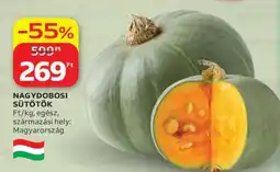 Auchan Nagydobosi Sütőtök ajánlat