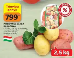 Auchan Piros vagy sárga burgonya ajánlat