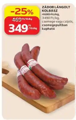 Auchan ZÁDOR LÁNGOLT KOLBÁSZ ajánlat