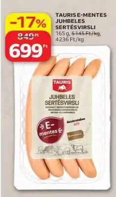 Auchan TAURIS E-MENTES JUHBELES SERTÉSVIRSLI ajánlat