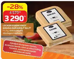 Auchan LECKER EDAMI VAGY GOUDA DARABOLT SAJT ajánlat