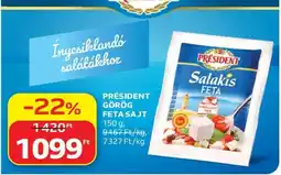 Auchan PRÉSIDENT GÖRÖG FETA SAJT ajánlat