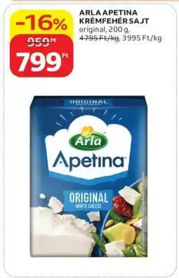 Auchan ARLA APETINA KRÉMFEHÉR SAJT ajánlat