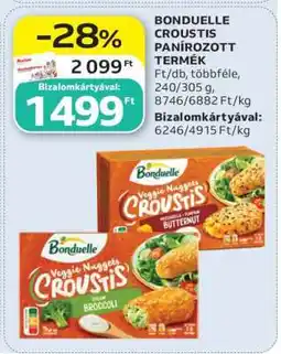 Auchan BONDUELLE CROUSTIS PANÍROZOTT TERMÉK ajánlat