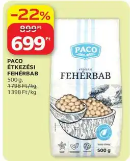 Auchan PACO ÉTKEZÉSI FEHÉRBAB ajánlat