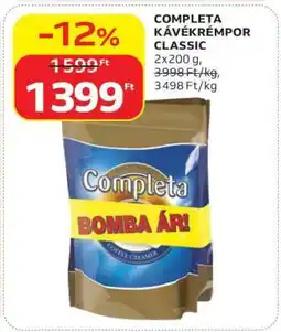 Auchan COMPLETA KÁVÉKRÉMPOR CLASSIC ajánlat