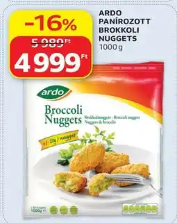 Auchan ARDO PANÍROZOTT BROKKOLI NUGGETS ajánlat