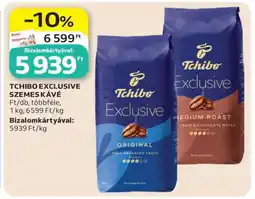 Auchan Tchibo Exclusive szemes kávé ajánlat
