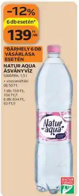 Auchan Natur Aqua Ásványvíz ajánlat