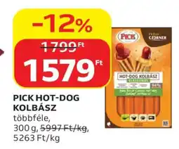 Auchan PICK Hot-dog kolbász ajánlat