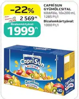 Auchan Capri-Sun Gyümölcsital ajánlat