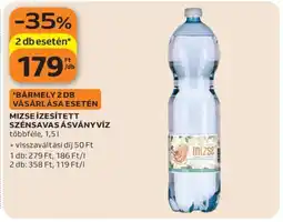 Auchan Mizse Ízesített Szénsavas Ásványvíz ajánlat
