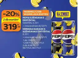Auchan Pepsi szénsavas üdítőital ajánlat