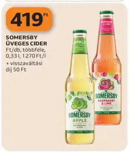 Auchan Somersby üveges cider ajánlat