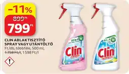 Auchan Clin Ablaktisztító Spray vagy Utántöltő ajánlat