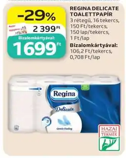 Auchan Regina Delicate toalettpapír ajánlat