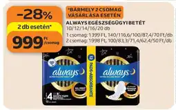 Auchan ALWAYS EGÉSZSÉGÜGYI BETÉT ajánlat