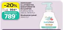 Auchan Dove Baby Illatmentes Babafürdető és Sampon ajánlat