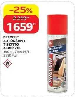 Auchan PREVENT AUTÓKÁRPIT TISZTÍTÓ AEROSZOL ajánlat