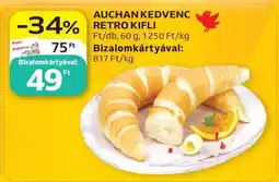 Auchan AUCHAN KEDVENC RETRO KIFLI ajánlat
