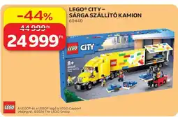 Auchan LEGO CITY – SÁRGA SZÁLLÍTÓ KAMION ajánlat