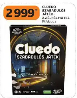 Auchan CLUEDO SZABADULÓS JÁTÉK – AZ ÉJFÉLI HOTEL ajánlat