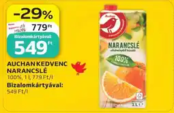 Auchan AUCHAN KEDVENC NARANCSLÉ ajánlat