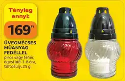Auchan Üvegmécses műanyag fedéllel ajánlat