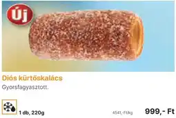 Family Frost Diós kúrtóskalács ajánlat