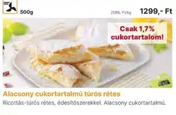 Family Frost Alacsony cukortartalmú túrós rétes ajánlat