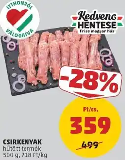 PENNY Kedvenc Hentese Csirkenyak ajánlat