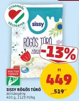 PENNY Sissy rögös túró ajánlat