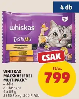 PENNY Whiskas macskaeledel multipack ajánlat