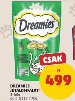 PENNY Dreamies jutalomfalat ajánlat