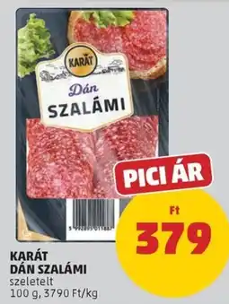 PENNY Karát dán szalámi ajánlat