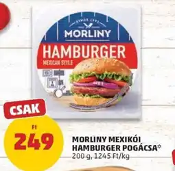 PENNY Morliny mexikói hamburger pogácsa ajánlat
