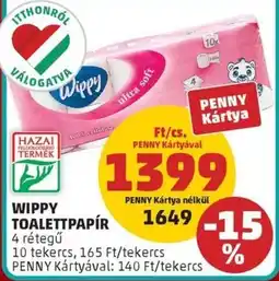 PENNY Wippy toalettpapír ajánlat