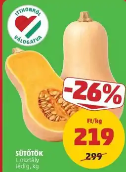 PENNY sütőtök ajánlat