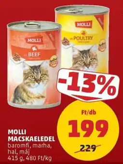 PENNY Molli macskaeledel ajánlat