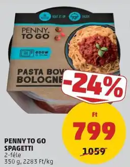 PENNY Penny to go spagetti ajánlat