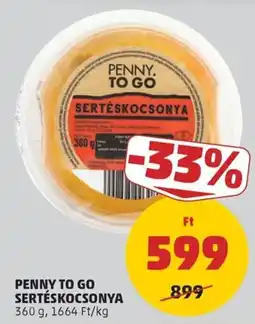 PENNY Penny to go sertéskocsonya ajánlat