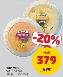 PENNY Olivano's Hummus ajánlat