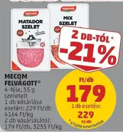 PENNY Mecom matador szelet ajánlat