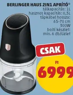PENNY Berlinger Haus 2in1 aprító ajánlat