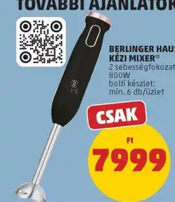 PENNY Berlinger Haus kézi mixer ajánlat